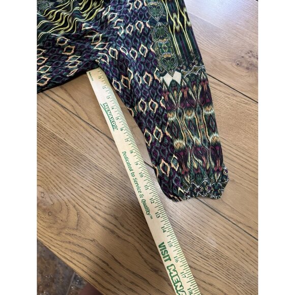 Figueroa & Flower Geometric Button Size Large Boho Hippie Artsy Lightweight City - Picture 8 of 11